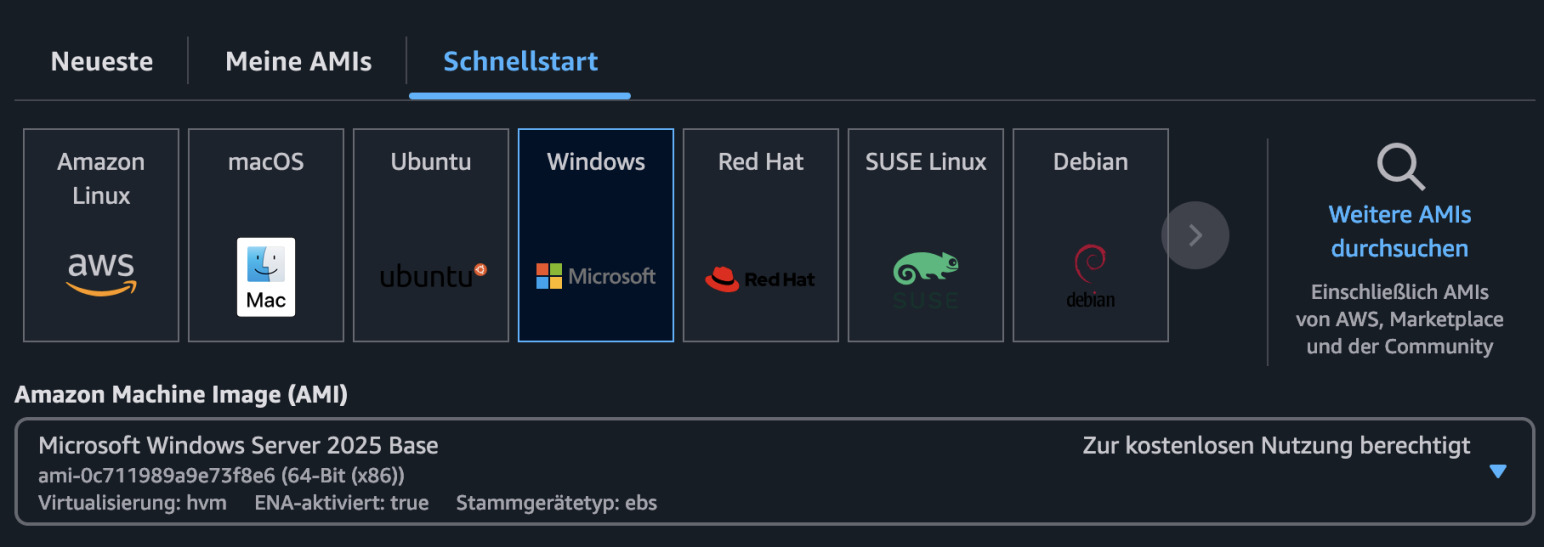 Windows Server Bild