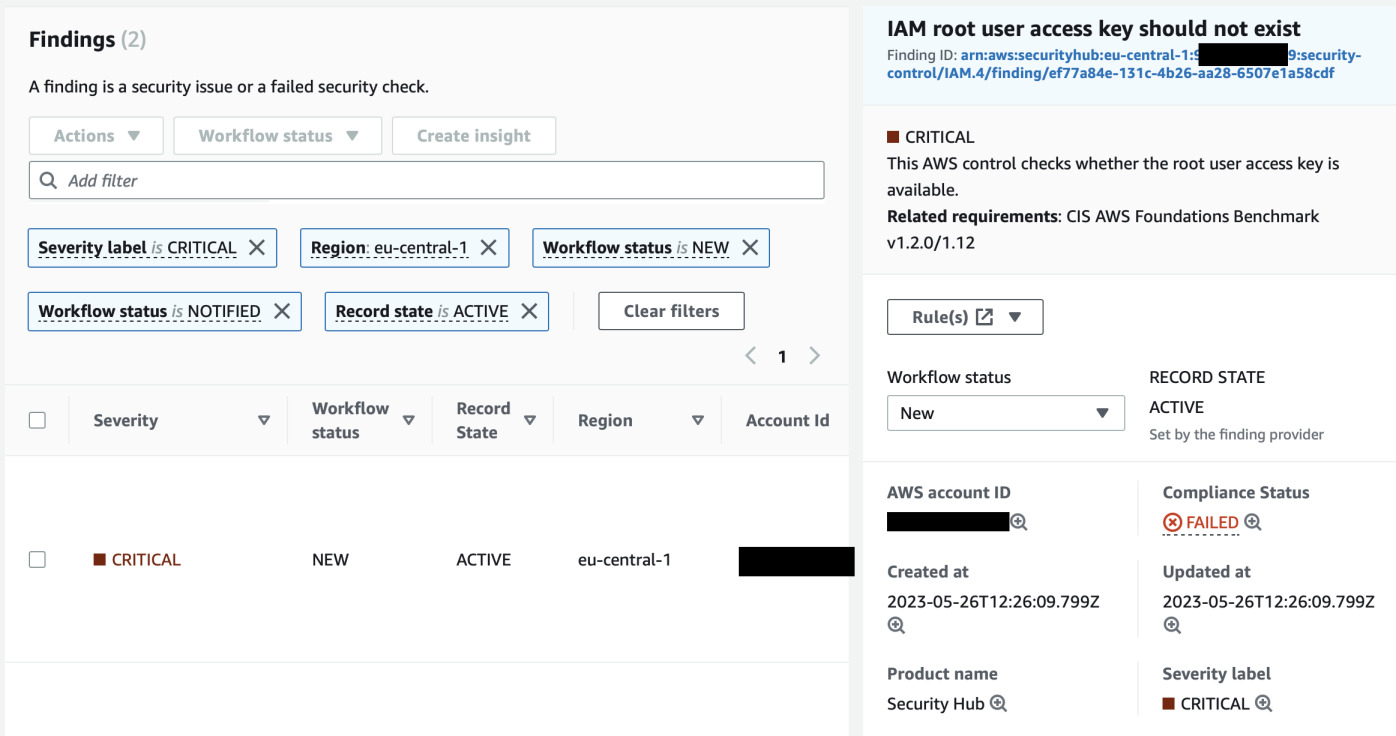 Root access key